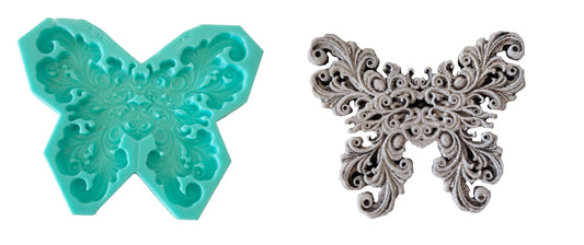 Deco Butterfly Mould - ( S_140 ) 12cm x 13cm