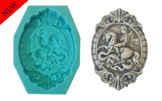SUBSCRIBER ONLY Large Camio mould - ( S_143 ) 9cm x 12cm