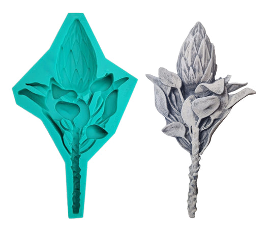 Protea mould - ( S_167 ) 11cm x 18cm