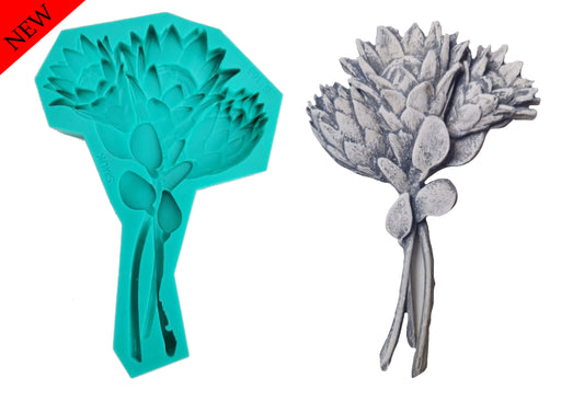 Protea Mould - ( S_168 ) 10cmx 15cm