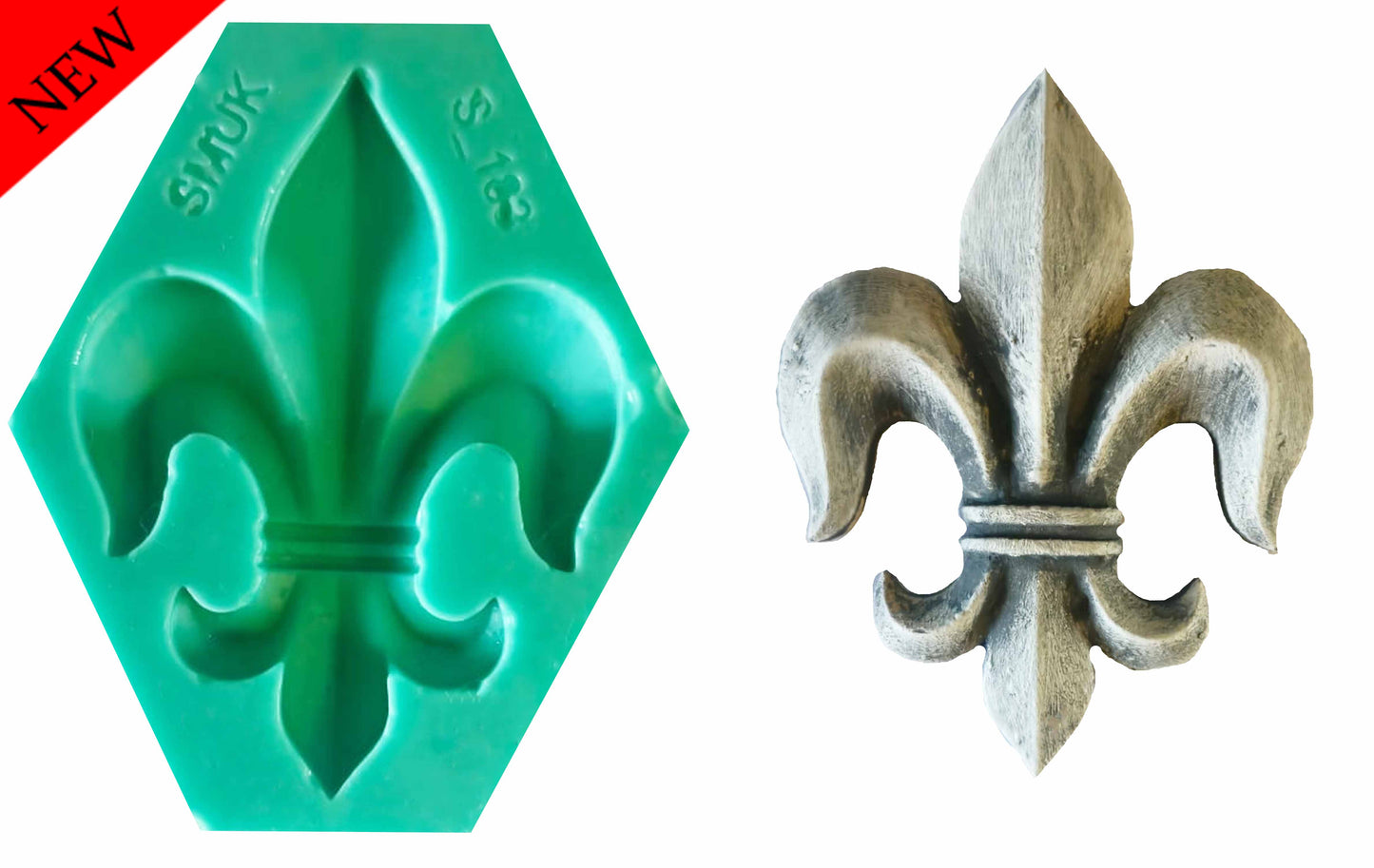 fleur-de-lis Mould Small ( S_183_S ) 7cm x5cm