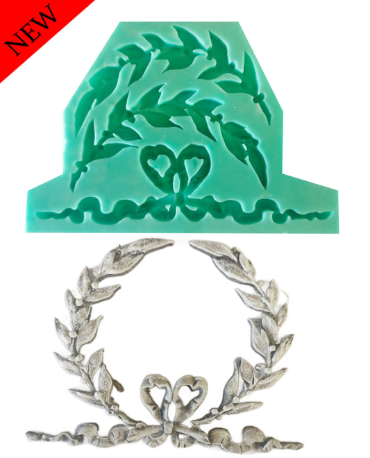 Wreath Mould - ( S_195 ) 11cm x 8cm