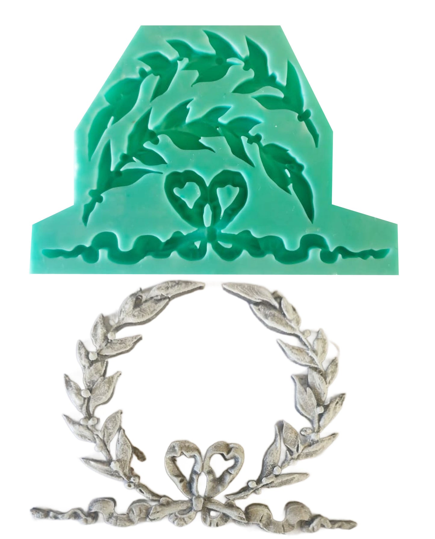 Wreath Mould - ( S_195 ) 11cm x 8cm