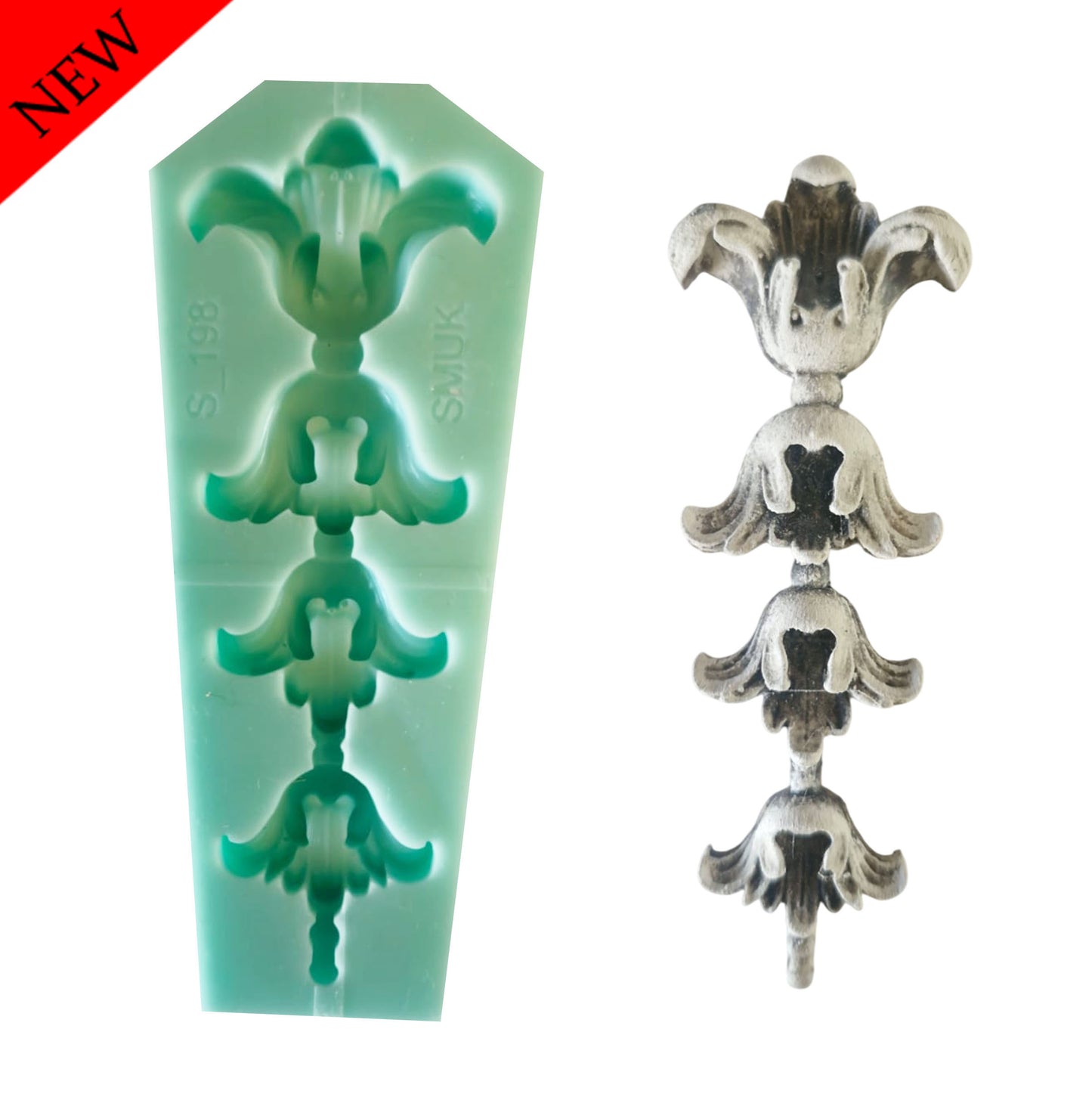 Single Mould - ( S_198 ) 10cm x 4cm