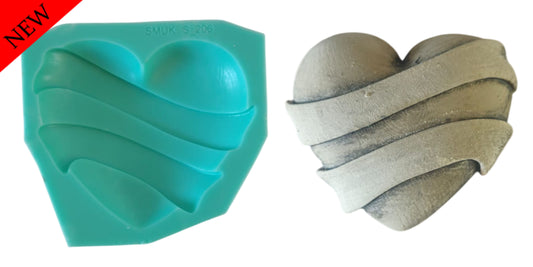Heart Mould - ( S_206 ) 9cm x 8.5cm