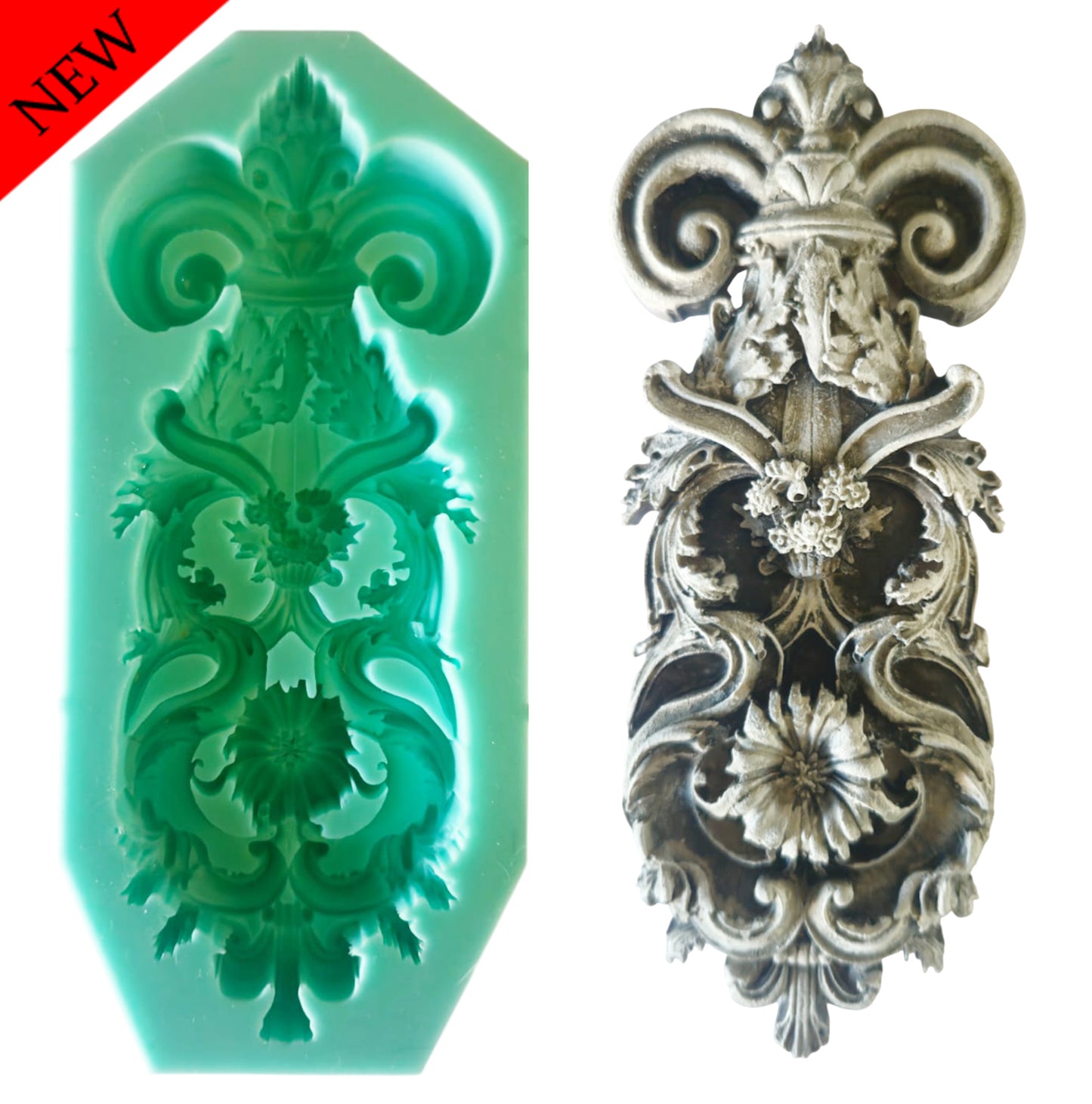 Deco Mould - ( S_214 ) 18cm x 8cm x 2.5cm