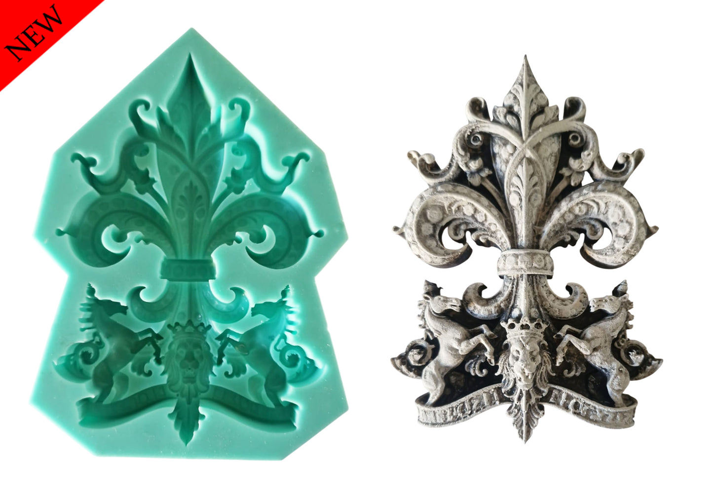 fleur de lis - ( S_220 ) 15cm x 10cm