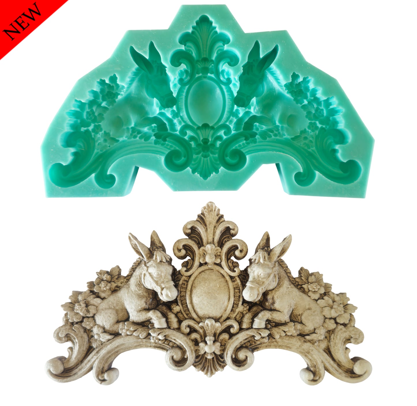 Donkey mould - ( S_254 ) 11cm x 18cm x 1.7cm