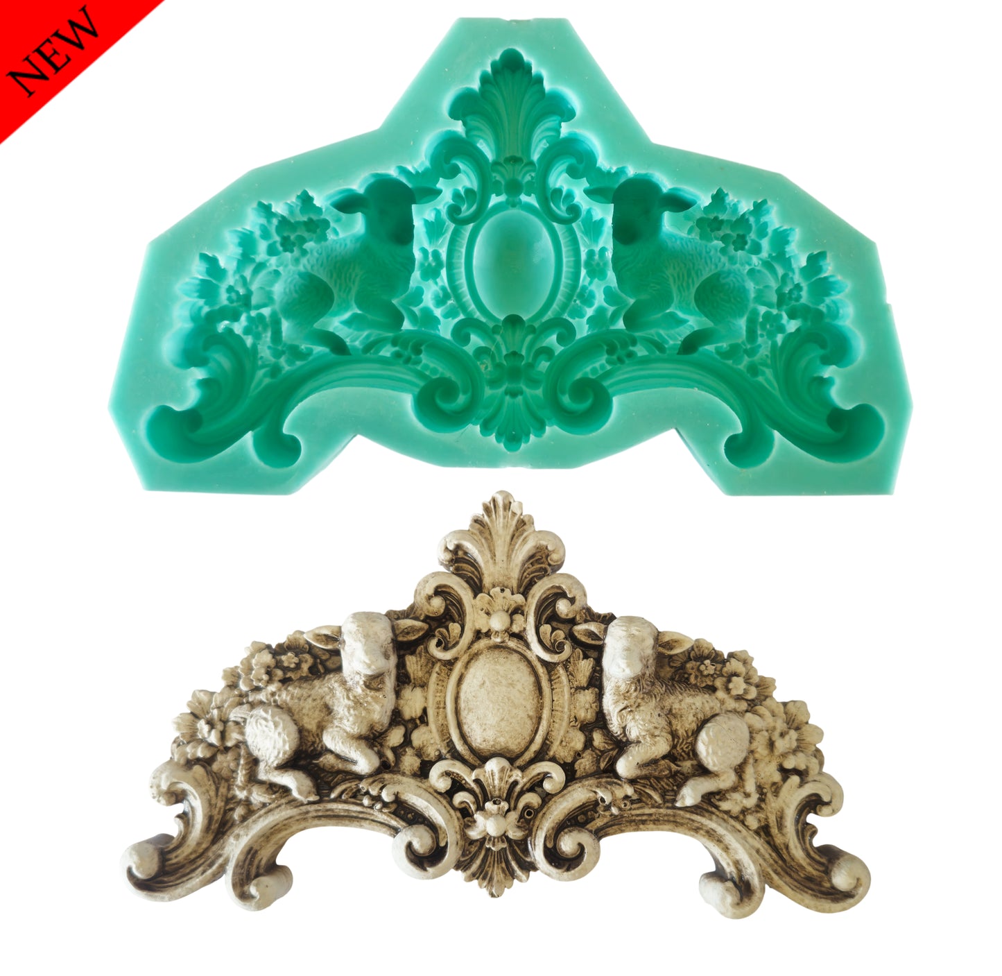 Lamb Mould - ( S_255 ) 18cm mx 11 cm x 3cm