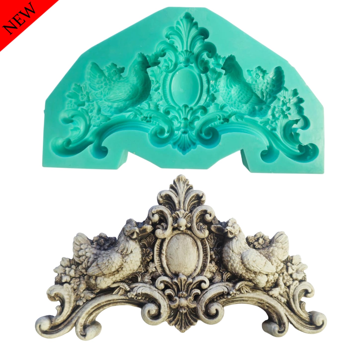Chicken mould - ( S_256 ) 11x18cm x 2.5cm