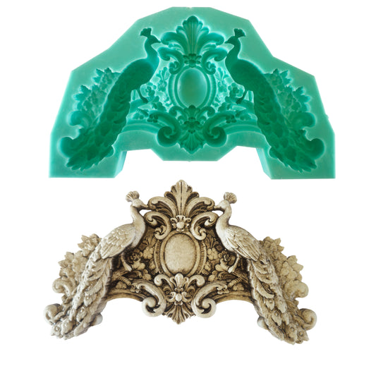 Peacock Mould - ( S_261 ) 11cm x 18cm x 2.5cm