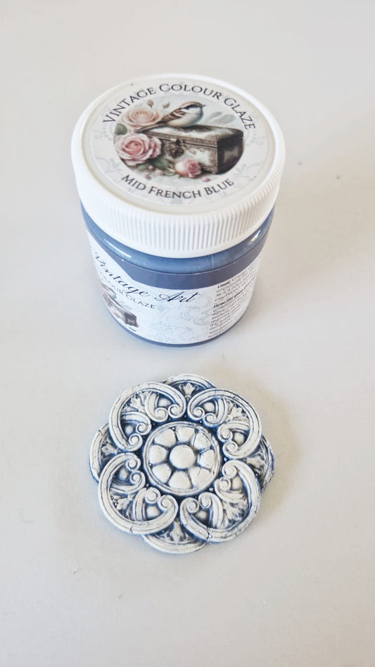 Antiquing Glaze ( Mid French Blue ) 100ml