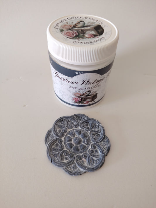 Antiquing Glaze ( Powder White ) 100ml