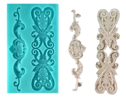 Multiple Large Silicone Mould - (ML_03) 18cm x 10cm x 1.5cm