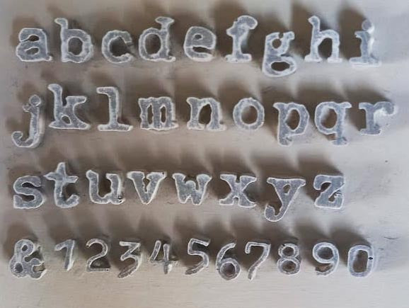 Text Silicone Mould - (T_01 L) 17cm x 8cm x 1cm