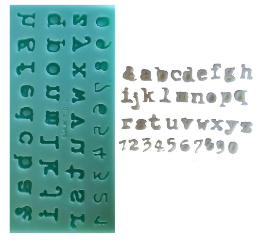 Text Silicone Mould - (T_01 L) 17cm x 8cm x 1cm